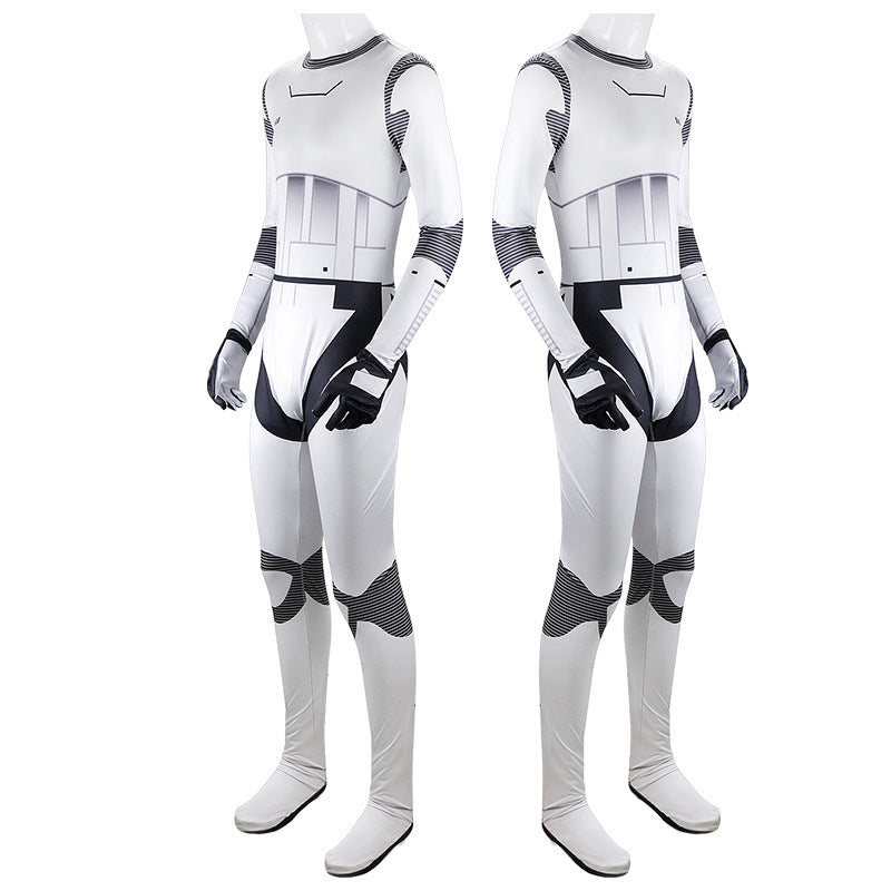 Stormtrooper White Jumpsuit Party Carnival Halloween Cosplay Costume