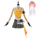 OW LE SSERAFIM New Fearless Mercy Women Yellow Outfit Cosplay Costume