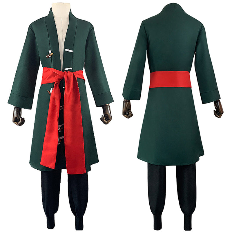 One Piece Two Years Later Roronoa Zoro Outfits Halloween Carnival Suit
