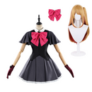 Oshi no Ko Season 3 Ruby Hoshino Black Dress Set Outfit Women Halloween Carnival Party Cosplay Costume