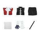 Sousou No Frieren Stark Red Outfits Halloween Party Carnival Cosplay Costume