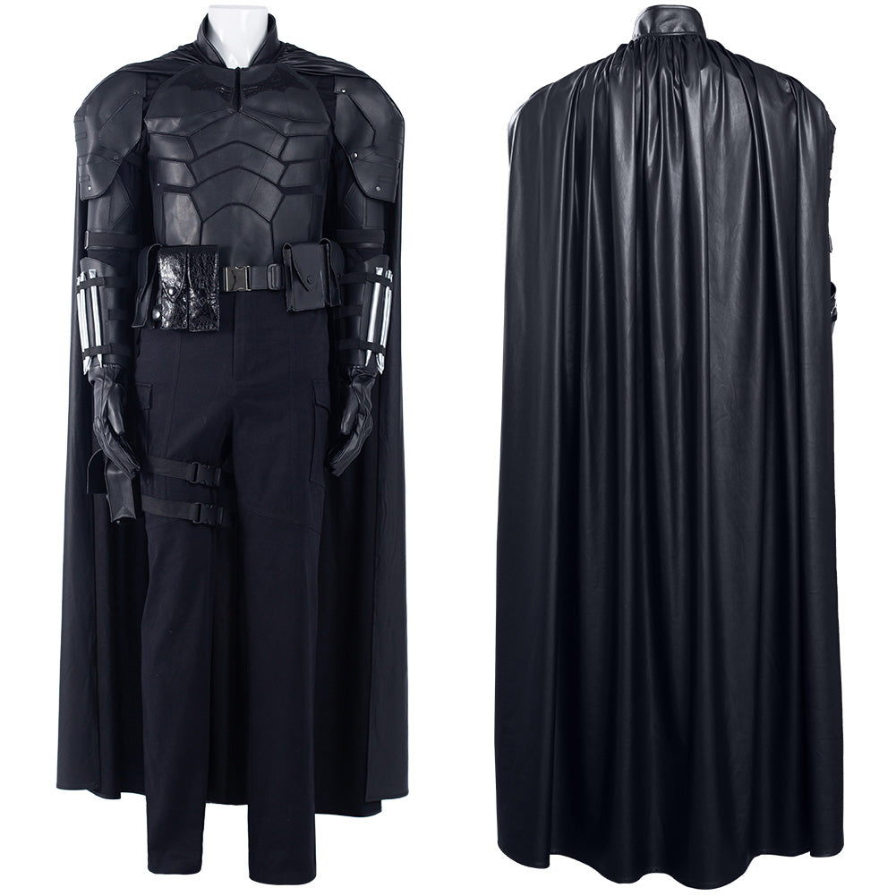 The Batman 2022-Bruce Wayne Pants Cloak Outfits Halloween Carnival Suit Cosplay Costume