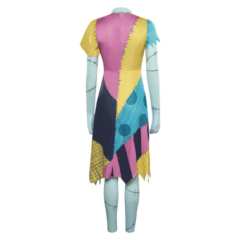 The Nightmare Before Christmas Sally Dress Outfits Party Carnival Halloween Cosplay Costume