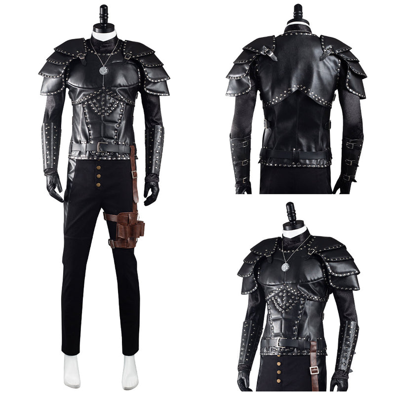 The Witcher Geralt of Rivia Outfits Halloween Carnival Suit Cosplay Costume