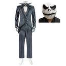 The Nightmare Before Christmas Jack Skellington Cosplay Costume Outfits Halloween Carnival Suit