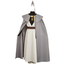 Witch Hat Atelier Qifrey Grey Wizard Outfit Men Halloween Carnival Party Cosplay Costume