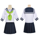 You and I Are Polar Opposites Miyu Suzuki White School Uniform Jk Set Outfit Men Halloween Carnival Party Cosplay Costume