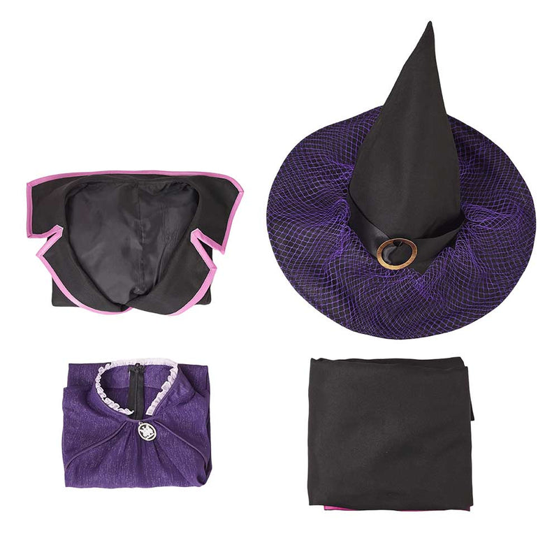 Agatha All Along Agatha Women Black Purple Witch Outfit Carnival Halloween Cosplay Costume