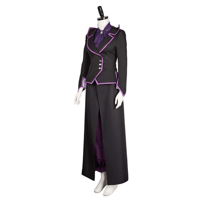 Agatha All Along Agatha Women Black Purple Witch Outfit Carnival Halloween Cosplay Costume