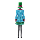 Alice in Wonderland Mad Hatter Genderbend Outfit Women Halloween Carnival Party Cosplay Costume
