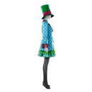 Alice in Wonderland Mad Hatter Genderbend Outfit Women Halloween Carnival Party Cosplay Costume