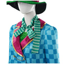 Alice in Wonderland Mad Hatter Genderbend Outfit Women Halloween Carnival Party Cosplay Costume