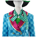 Alice in Wonderland Mad Hatter Genderbend Outfit Women Halloween Carnival Party Cosplay Costume