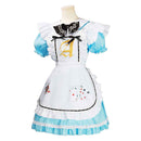 Alice: Madness Returns Game Alice Women Blue Lolita Dress Party Carnival Halloween Cosplay Costume