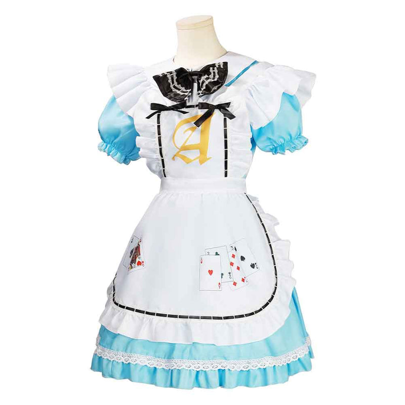 Alice: Madness Returns Alice Women Blue Lolita Dress Party Carnival Halloween Cosplay Costume Alice: Madness Returns Alice Women Blue Lolita Dress Party Carnival Halloween Cosplay Costume
