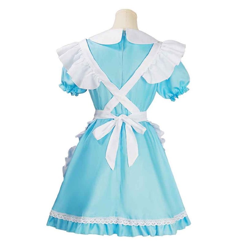 Madness Returns Alice Women Blue Lolita Dress Party Carnival Halloween Cosplay Costume Madness Returns Alice Women Blue Lolita Dress Party Carnival Halloween Cosplay Costume