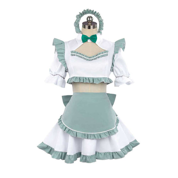 Alya Sometimes Hides Her Feelings in Russian Anime Yuki Suou Women White Maid Dress Cosplay Costume