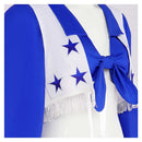 America's Sweethearts: Dallas Cowboys Cheerleaders Women Blue Outfit Cosplay Costume