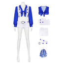America's Sweethearts: Dallas Cowboys Cheerleaders Women Blue Outfit Cosplay Costume