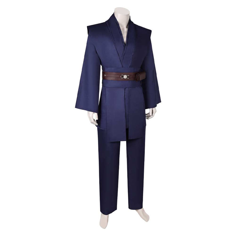 Anakin Skywalker Dark Blue Outfit Party Carnival Halloween Cosplay Costume