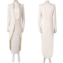 Andor Season 2 Mon Mothma Women White Outfit Carnival Halloween Cosplay Costume