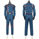 Andor Season 2 Syril Karn Blue Uniform Outfit Carnival Halloween Cosplay Costume