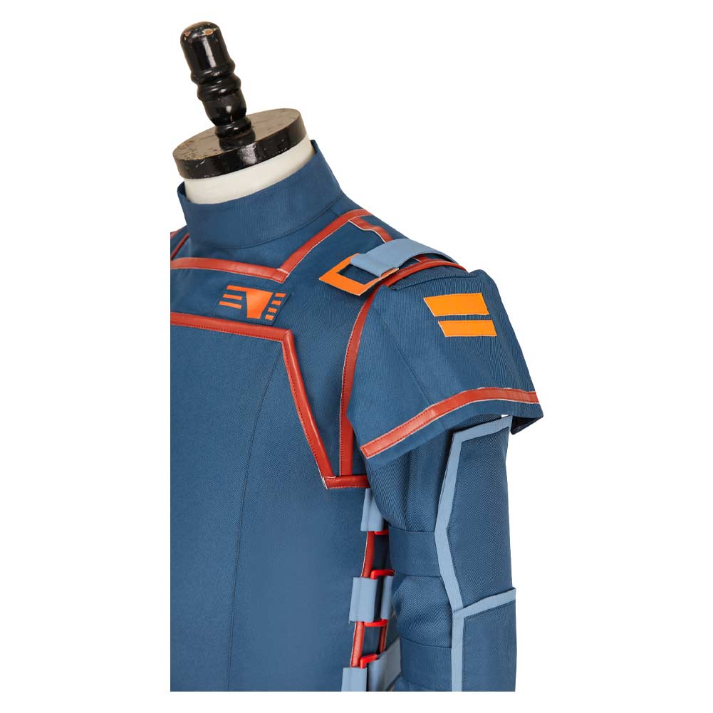 Andor Season 2 Syril Karn Blue Uniform Outfit Carnival Halloween Cospl