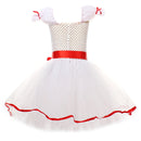 Annabelle Toddler Girl Kids Children White Tutu Dress Carnival Halloween Cosplay Costume