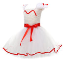Annabelle Toddler Girl Kids Children White Tutu Dress Carnival Halloween Cosplay Costume