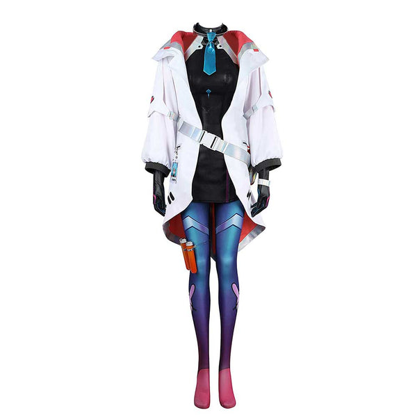 Arcane: League of Legends Season 2 (2024) Aurora Women White Outfit Cosplay Costume