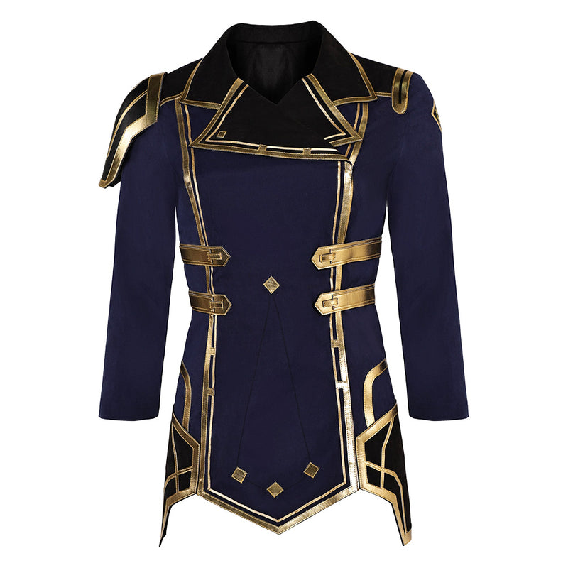 Arcane: League of Legends Season 2 (2024) TV Caitlyn Kiramman WomenBlue Coat Cosplay Costume