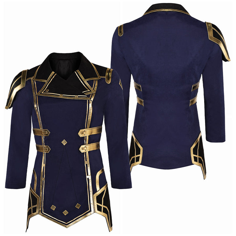 Arcane: League of Legends Season 2 (2024) TV Caitlyn Kiramman WomenBlue Coat Cosplay Costume