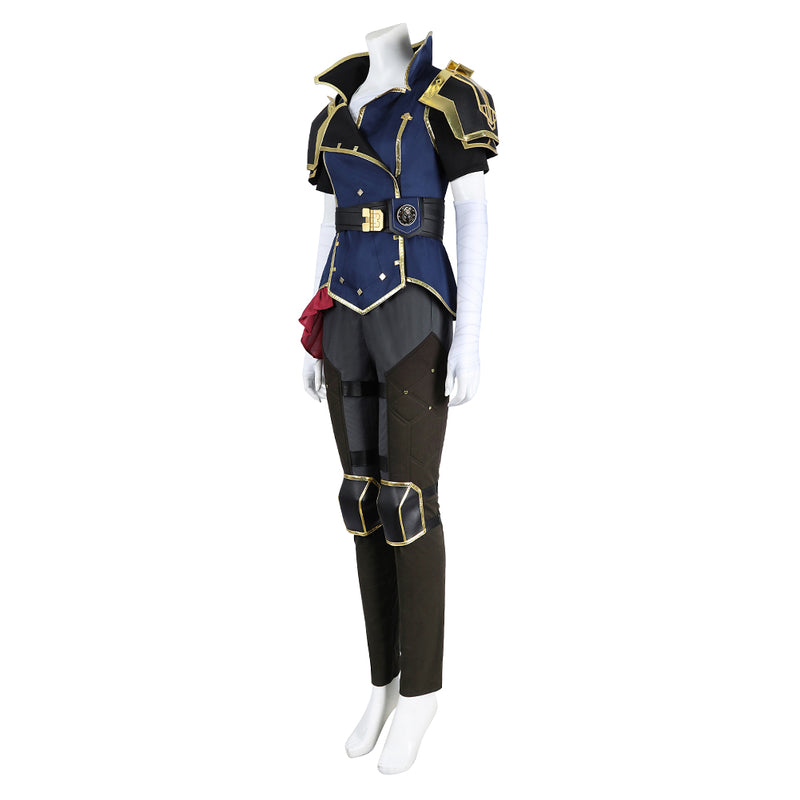 Arcane: League of Legends Season 2 (2024) TV Vi The Piltover Enforce Blue Outfit Cosplay Costume