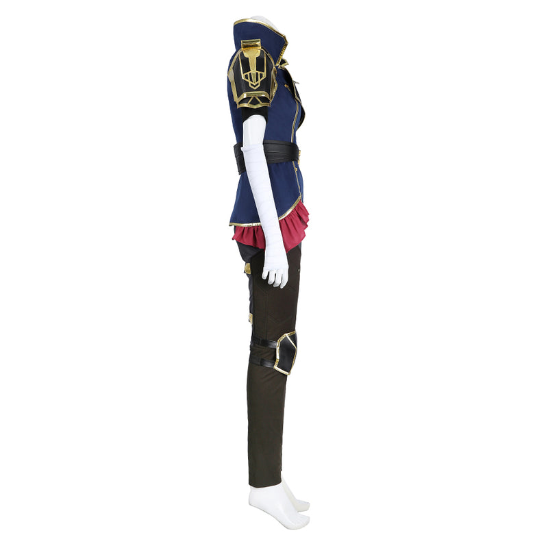 Arcane: League of Legends Season 2 (2024) TV Vi The Piltover Enforce Blue Outfit Cosplay Costume