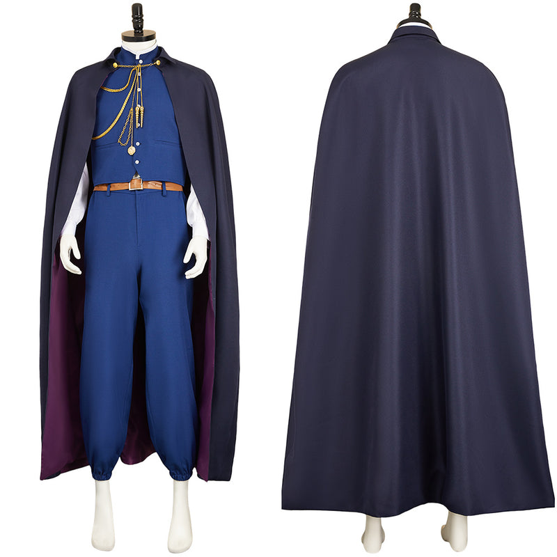 Babanbabanban Vampire Mori Ranmaru Blue Outfit Carnival Halloween Cosplay Costume