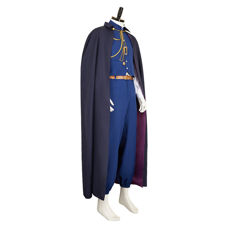 Babanbabanban Vampire Mori Ranmaru Blue Outfit Carnival Halloween Cosplay Costume