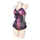 Baldur's Gate Game Astarion Women Purple Sexy Swimsuit Party Carnival Halloween Cosplay Costume Original Design