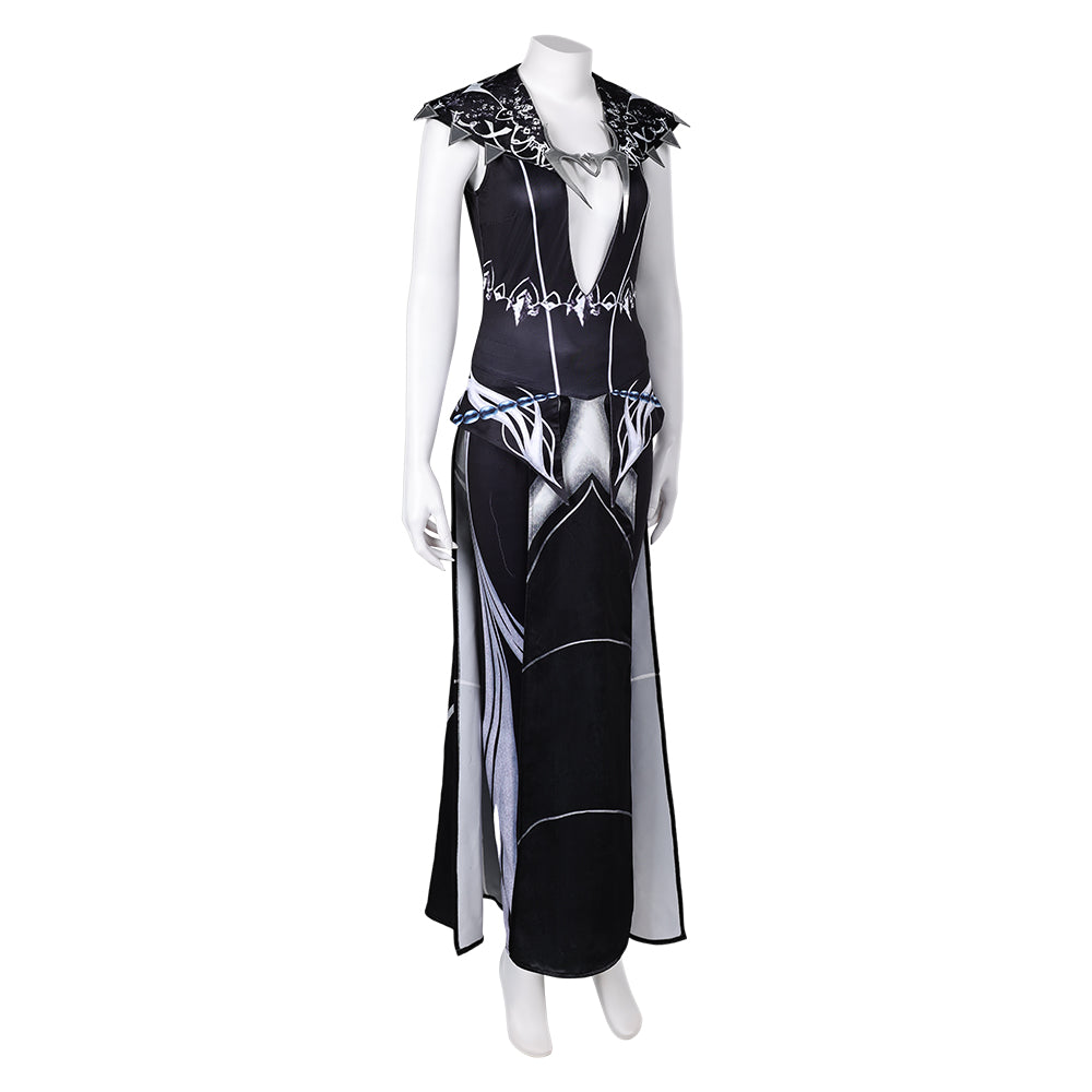 BG Shadowheart Women Black Leather Outfit Party Carnival Halloween Cosplay Costume BG Shadowheart Women Black Leather Outfit Party Carnival Halloween Cosplay Costume