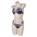 Baldur's Gate Game Shadowheart Women Purple Swimsuit Party Carnival Halloween Cosplay Costume