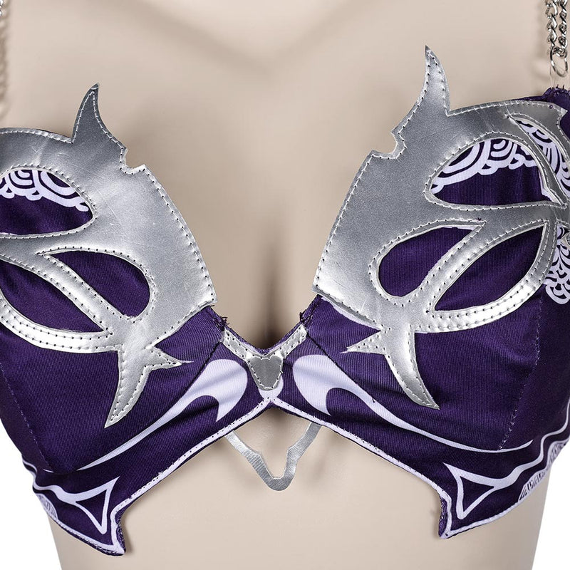 Baldur's Gate Game Shadowheart Women Purple Swimsuit Party Carnival Halloween Cosplay Costume