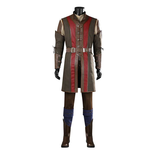 Baldur's Gate Game Wyll Brown Outfit Party Carnival Halloween Cosplay Costume