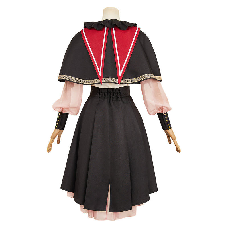 BanG Dream! Ave Mujica Wakaba Mutsumi Women Black Dress Carnival Halloween Cosplay Costume