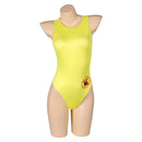 Baywatch TV Women Yellow One-piece Swimsuit Party Carnival Halloween Cosplay Costume