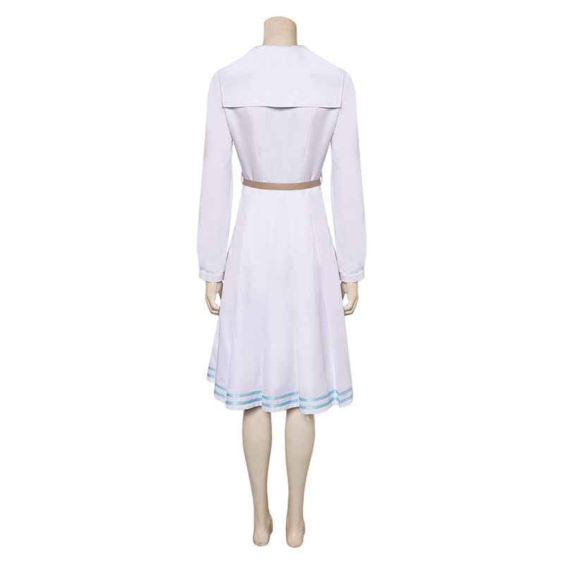 BEASTARS Final Season (2024) Haru Women White Dress Carnival Halloween Cosplay Costume