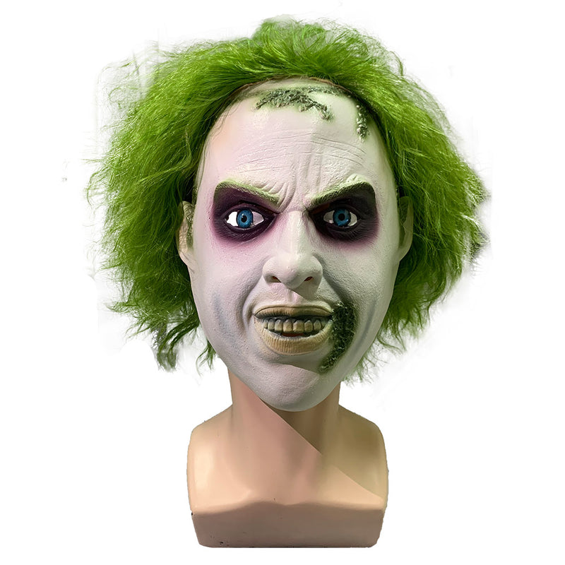 Beetlejuice 2024 Beetlejuice Cosplay Latex Masks Helmet Masquerade Halloween Party Costume Props