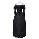 Beetlejuice 2024 Delores Women Black Dress Party Carnival Halloween Cosplay Costume