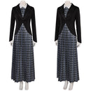 Beetlejuice 2024 Lydia Deetz Women Black Outfit Party Carnival Halloween Cosplay Costume