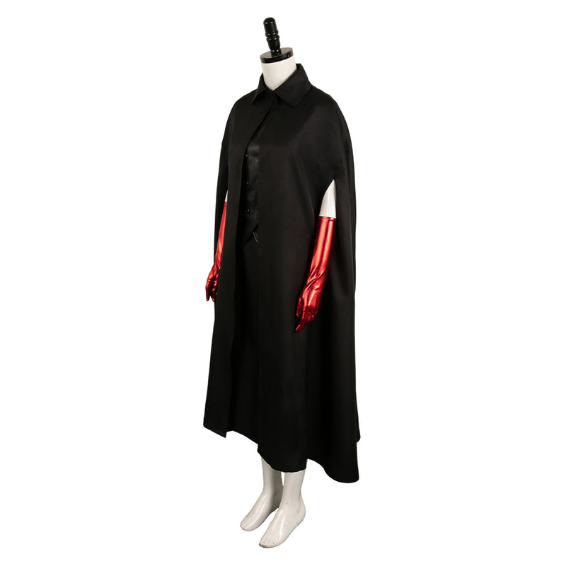 Beetlejuice 2024 Delia Deetz Women Black Dress Party Carnival Halloween Cosplay Costume Beetlejuice 2024 Delia Deetz Women Black Dress Party Carnival Halloween Cosplay Costume