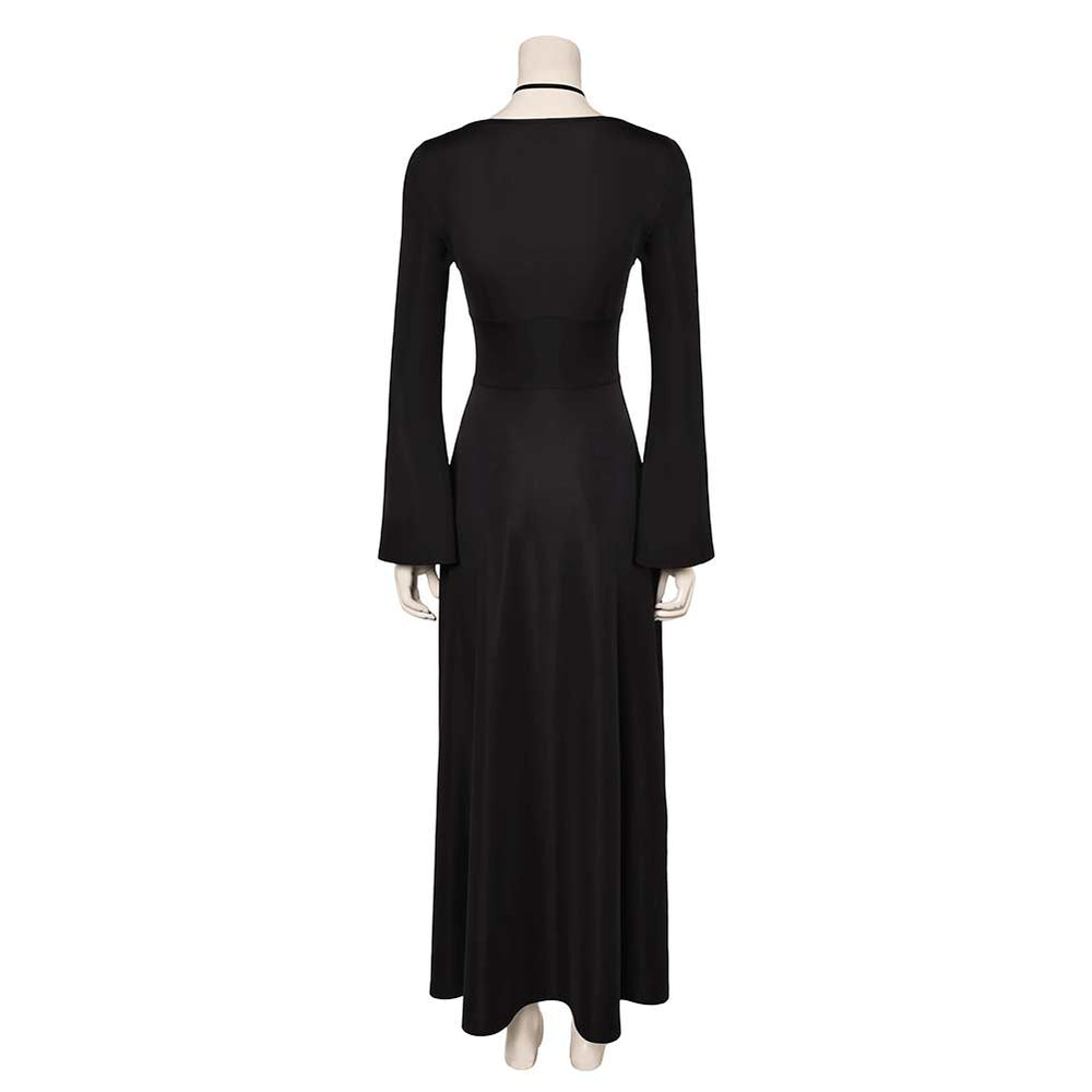 Beetlejuice 2024 Lydia Deetz Black Dress Party Carnival Halloween Cosplay Costume