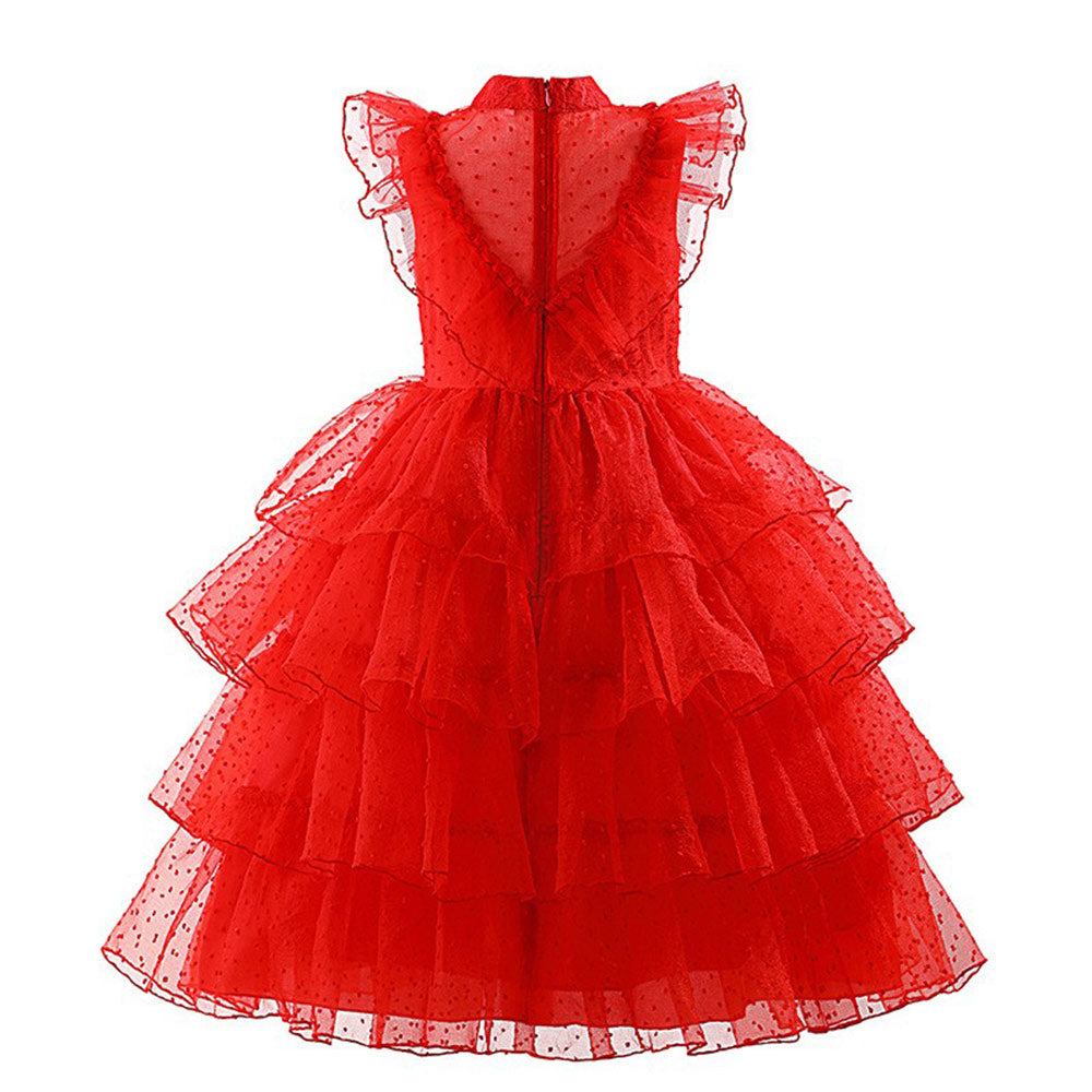 red beetlejuice wedding dress 13 Lydia's wedding dress ideas